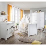 My Baby Lou OTROŠKA POSTELJICA Julija breza masivno bela | Shoptok.si