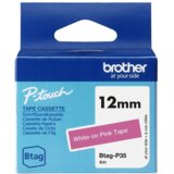 Brother BTAG-P35 traka za izradu naljepnica White on pink | shoptok.hr