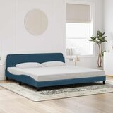  Okvir za krevet Dover plavi 200x200 cm baršunasti | shoptok.hr