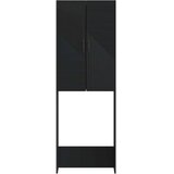  Kabinetska WC HAARLEM Crna 66 x 25 5 x 190 cm Konstruirano drvo - Crna | shoptok.hr