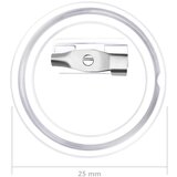  Set gumba za značke sa sigurnosnim iglama 100 kom akrilni 25 mm | shoptok.hr