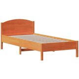 vidaXL Okvir kreveta bez madraca voštano smeđi 100x200 cm od borovine | shoptok.hr