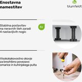 Blumfeldt WoodVista skladišni ormarić | Stabilna MDF radna ploča | Održivi materijali | Jednostavna montaža | shoptok.hr