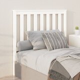 vidaXL Posteljno vzglavje belo 106x6x101 cm trdna borovina Cene