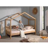 Vipack Dječji krevet od punog hrasta u obliku kućice 90x200 cm u prirodnoj boji Forrest – | shoptok.hr
