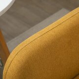  Dvosjed s 2 ukrasna jastuka baršunasta sofa 130x70x80 cm žuta | shoptok.hr