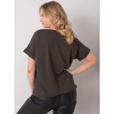 RELEVANCE Blouse-RV-BZ-6578.15P-dark khaki | Shoptok.si