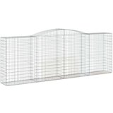  Lučne gabionske košare 15kom 400x50x140/160cm pocinčano željezo | shoptok.hr