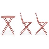 BIZZOTTO Željezni vrtni blagovaonski set boje terakote za 2 osobe Austin – | shoptok.hr