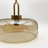 Luster na sajli AMAYA 1xE27/15W/230V zlatna/zadimljena bež | Eponuda.com