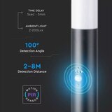  Spoljašnja lampa sa senzorom 1xE27/60W/230V IP44 80cm crna | Eponuda.com