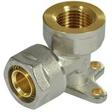  Vijčani zidni kut za cijevi (Promjer: 16 mm, Unutarnji navoj: ¾″, Poniklano) | shoptok.hr