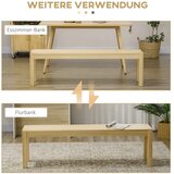  Klupa od punog drva trosjed klupa kuhinjska klupa borovo drvo prirodno | shoptok.hr