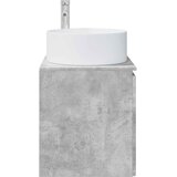  Umivaonik s policom za zid Betonska siva 49,5 x 44,5 x 65,5 cm | Eponuda.ba