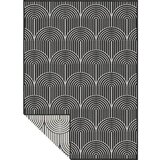 Hanse Home Črna/bela zunanja preproga 160x230 cm Pangli Black – Cene