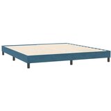 Box Spring krevet bez madracem tamnoplavi 200x210 cm baršun | shoptok.hr