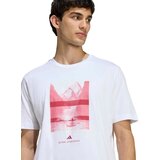 Adidas Funkcionalna majica 'OUT KAYAK' brusnica / pastelno rdeča / bela | Shoptok.si