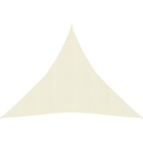 vidaXL Senčno jadro 160 g/m² krem 3x3x3 m HDPE, (20609650) Cene