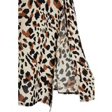 Trendyol Curve Beige Slit Knitted Skirt | shoptok.hr