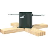 vidaXL Stalak za božićno drvce 1.73 Zelena 50 x 50 x 16 cm | shoptok.hr