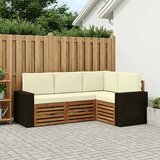  Set vanjskih sofa 4 kom. Poliester | shoptok.hr