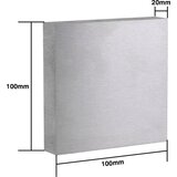 LDO Motors 6061 Aluminijski blok - 100 x 100 x 20 mm | shoptok.hr