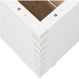  Vrtna sadilica bijela 50x50x72 cm od masivne borovine | shoptok.hr