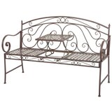 Garden Pleasure Smeđa metalna vrtna klupa Saket – | shoptok.hr