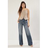 TRENDYOLMILLA ženski pantalone Twoaw24Je00089, indigo-plava Cene