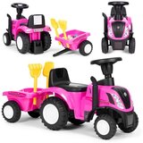 ECO TOYS traktor sa prikolicom pink Cene