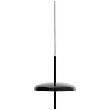 Kave Home Crna LED stropna svjetiljka s mogućnosti zatamnjivanja s metalnim sjenilom ø 16 cm Porte – Cijene