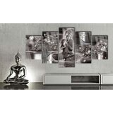  Slika na akrilnom staklu - Silver Serenity [Glass] 100x50 | shoptok.hr