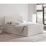 Maison de Rêve Bež boxspring krevet s prostorom za odlaganje 160x200 cm Ava – | shoptok.hr