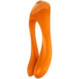 Satisfyer Naprstni vibrator Candy Cane, oranžen | Shoptok.si