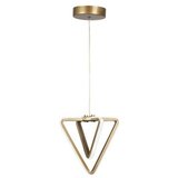 VISILICA Kovinska LED viseča svetilka v bronasti barvi ø 20 cm Baris – Cene