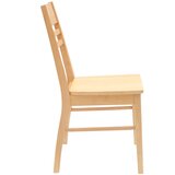  Trpezarijske stolice 2 pcs Prirodna 43 x 54 x 89 cm | Eponuda.com