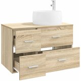  Set namještaja za kupaonicu 2 kom. Hrast sonoma | shoptok.hr