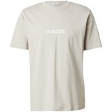 Adidas Tehnička sportska majica 'Essentials Linear' svijetlosiva / bijela Cijene