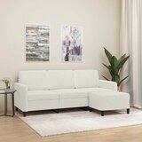  Trosjed s tabureom 180 cm baršunasti | shoptok.hr