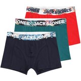 Jack & Jones Gaće 'FLOWER' mornarsko plava / petrol / crvena / bijela | shoptok.hr