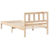  Krevetna konstrukcija Smeđa 80 x 200 cm Čvrsto borovo drvo | shoptok.hr