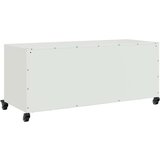 vidaXL TV ormarić bijeli 100,5 x 39 x 43,5 cm hladno valjani čelik | shoptok.hr