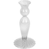 PT LIVING Steklen svečnik Swirl, višina 17 cm Cene