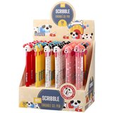 Sazio Neo Scribble, izbrisiva gel olovka, plava, 0.7mm, Dog | Eponuda.com