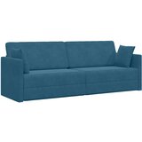 vidaXL Kauč na razvlačenje 2-u-1 Plavi 213x144x60 cm Baršun Cijene
