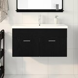  Kupaonski ormar Crni hrast 90 x 38,5 x 46 cm Konstruirano drvo | Eponuda.ba