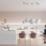 Nice Lamps Viseća svjetiljka u zlatnoj boji sa staklenim sjenilom ø 40 cm Cezab – | shoptok.hr
