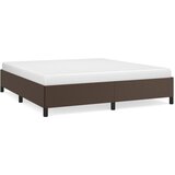 The Living Store Posteljni okvir rjav 160x200 cm umetno usnje - Posteljni Okvir, (21524287) | Shoptok.si