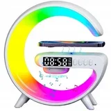 3v1 aku LED RGB svetilka bluetooth zvočnik budilka in polnilec USB