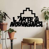 Wallity zidna dekoracija arrangiarsi 2, 60 x 35 cm, crna | ePonuda.com